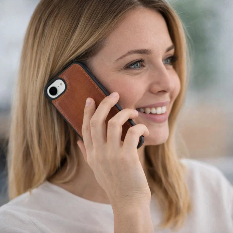 Magic iPhone 17E/16E Detachable Leather Wallet Case
