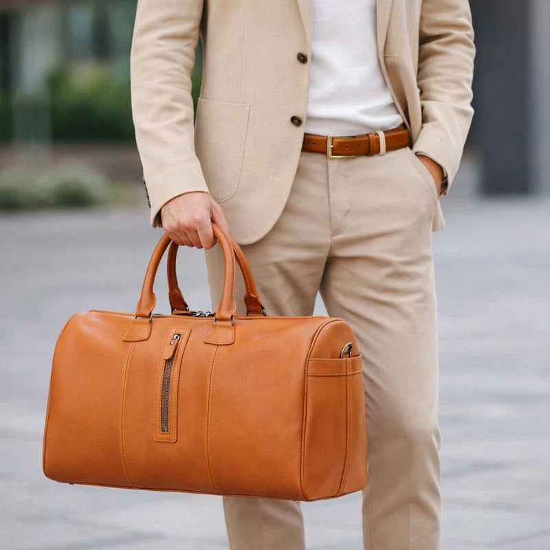Dolly Leather Weekend Duffle Bag