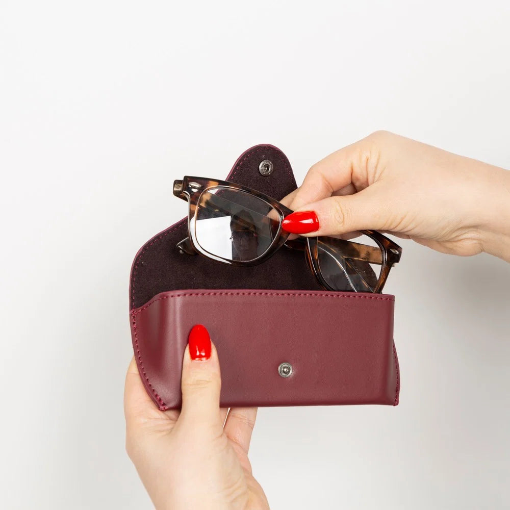Roan Leather Glasses Case