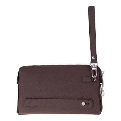 Lupus Leather Wristlet Clutch