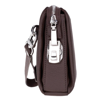 Lupus Leather Wristlet Clutch