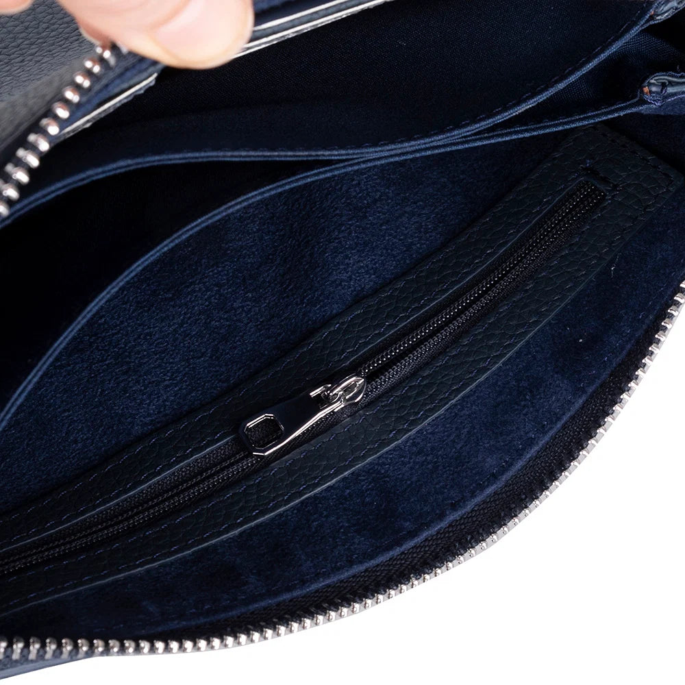 Lupus Leather Clutch Bag