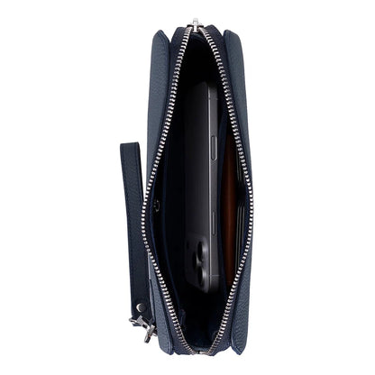 Lupus Leather Wristlet Clutch