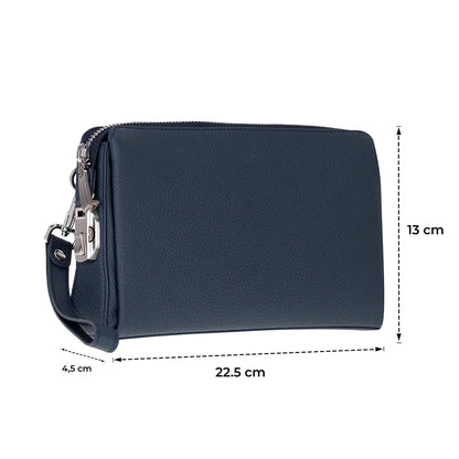 Lupus Leather Wristlet Clutch