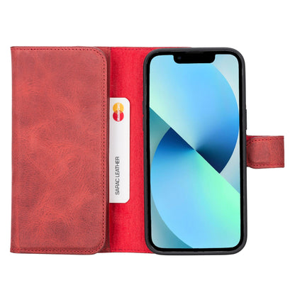 Santa iPhone 14 Pro Max Detachable Leather Wallet Case