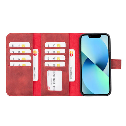 Santa iPhone 14 Pro Max Detachable Leather Wallet Case