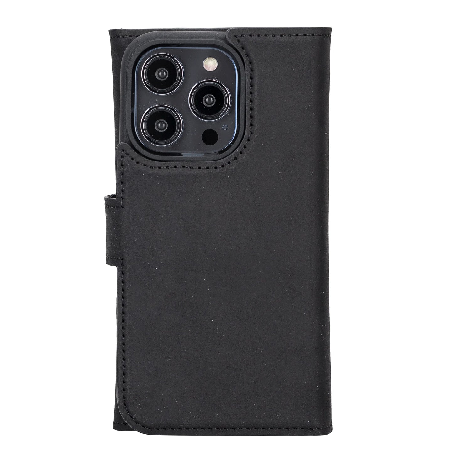 Santa iPhone 14 Pro Leather Detachable Wallet Case