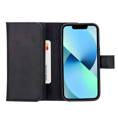 Santa iPhone 14 Pro Detachable Leather Wallet Case