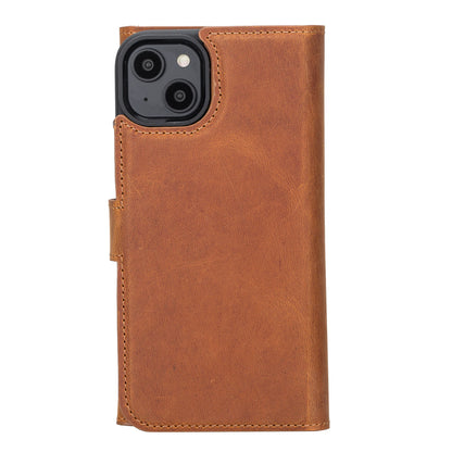 Santa iPhone 14 Plus Detachable Leather Wallet Case