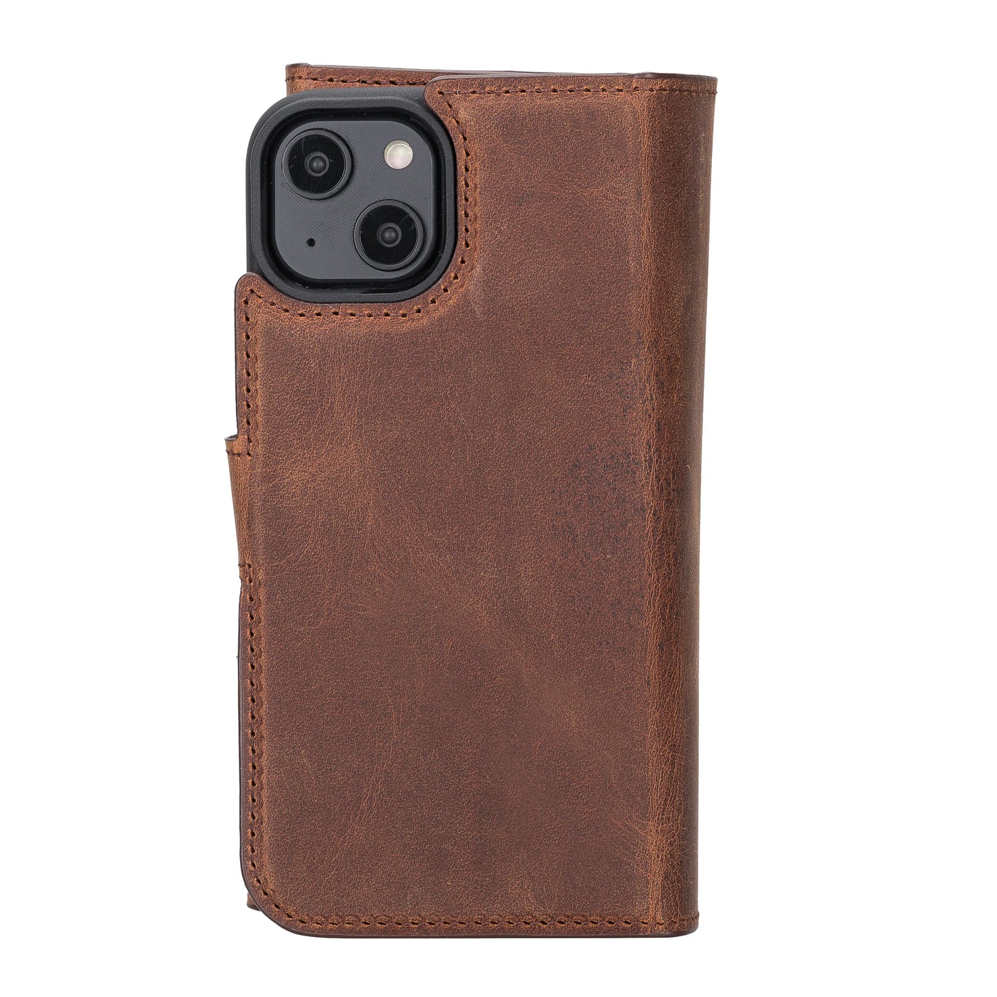Santa iPhone 14 Leather Detachable Wallet Case