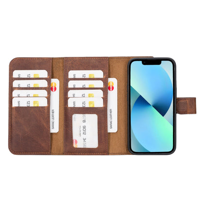Santa iPhone 14 Detachable Leather Wallet Case