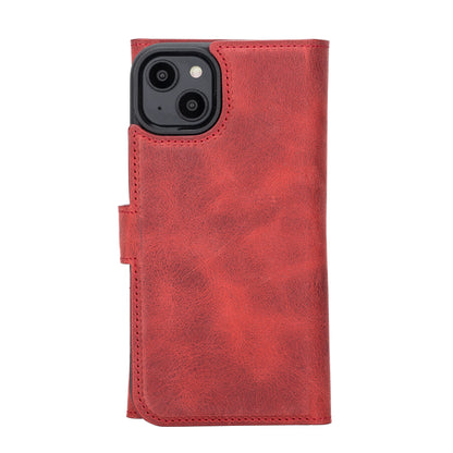 Santa iPhone 14 Plus Detachable Leather Wallet Case