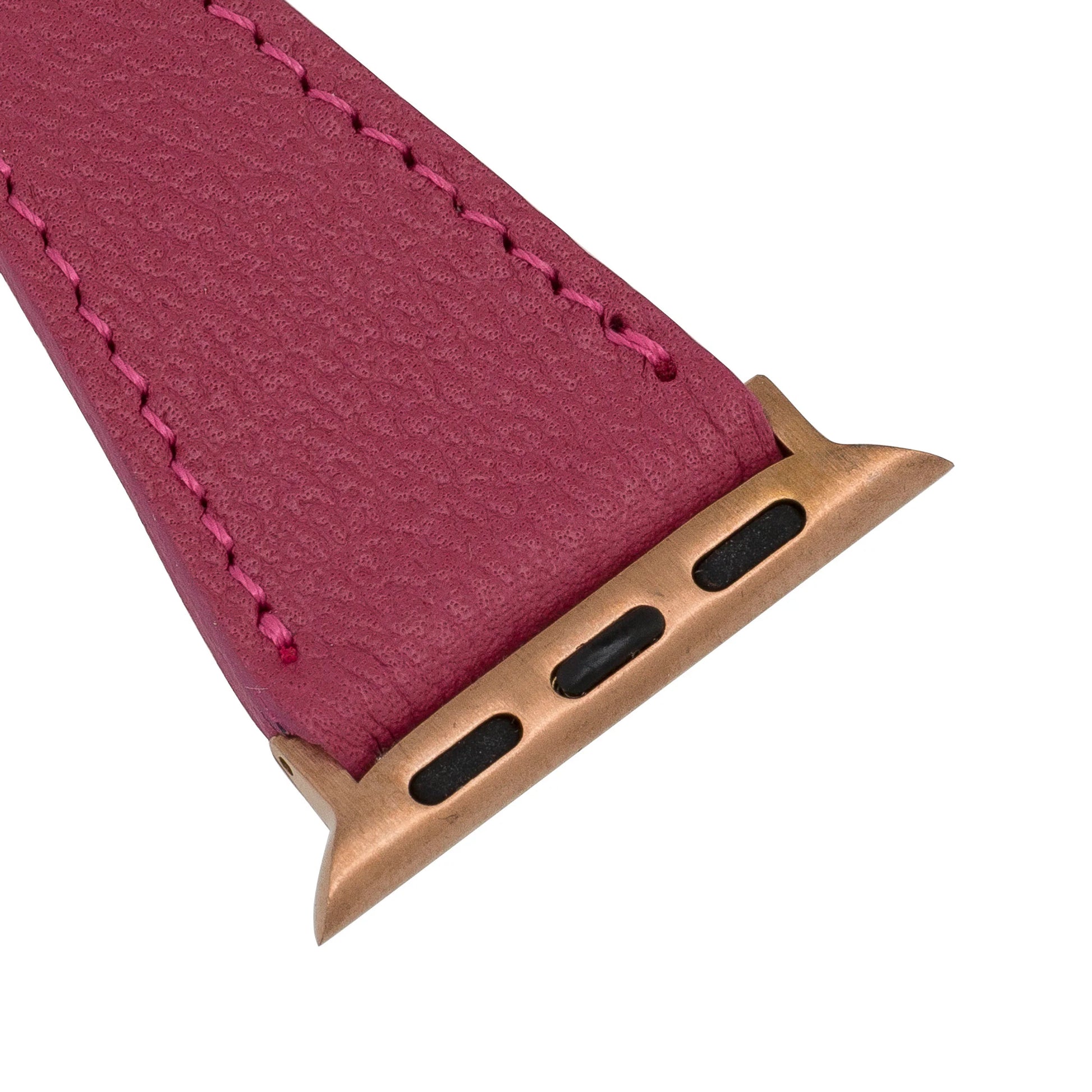 Leather Apple Watch Bands - Clasic Slim Style BRN7