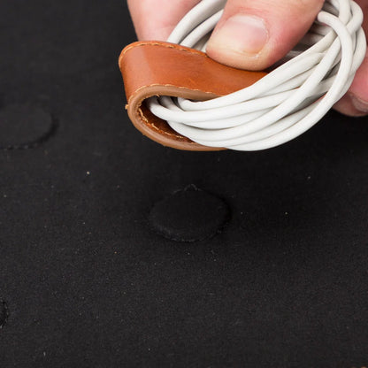 Leather Travel Cable Organizer – 5 Colors