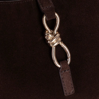 Azura Structured Leather Shoulder Bag