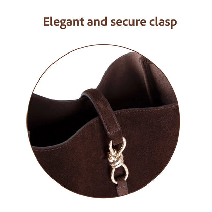 Azura Structured Leather Shoulder Bag