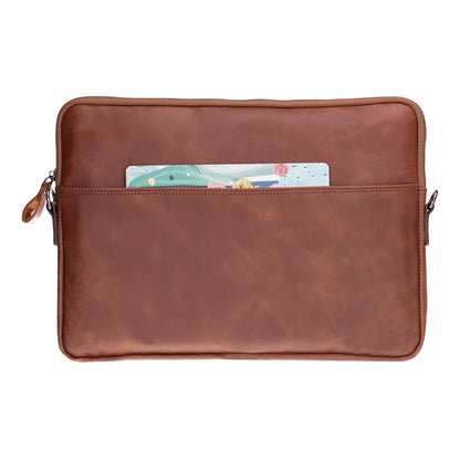 Leeds Slim Leather Laptop Bag – 14 & 16 Inch