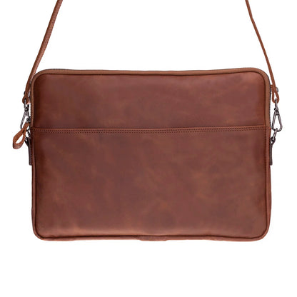 Leeds Slim Leather Laptop Bag – 14 & 16 Inch