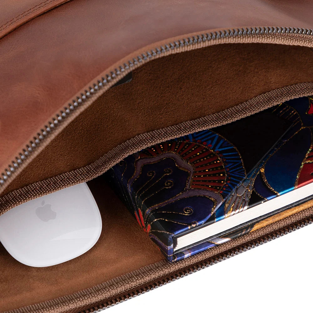Leeds Slim Leather Laptop / Tablet Sleeve