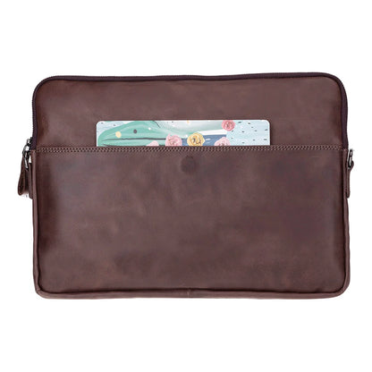 Leeds Slim Leather Laptop Bag – 14 & 16 Inch