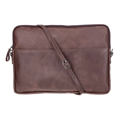 Leeds Slim Leather Laptop Bag – 14 & 16 Inch