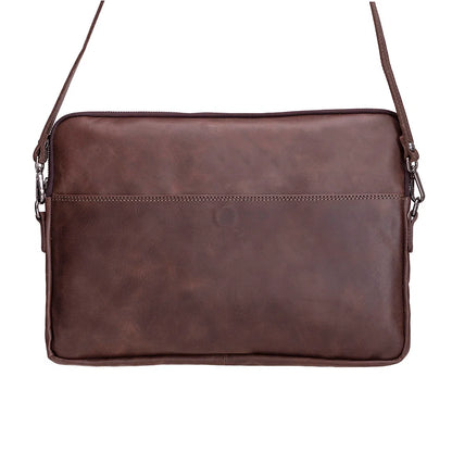 Leeds Slim Leather Laptop Bag – 14 & 16 Inch