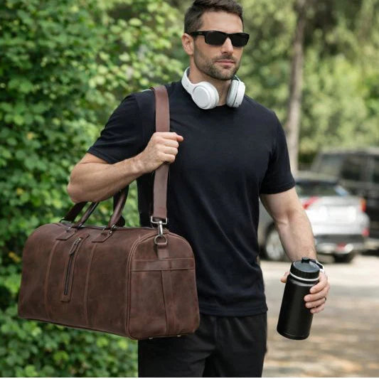 Dolly Leather Weekend Duffle Bag