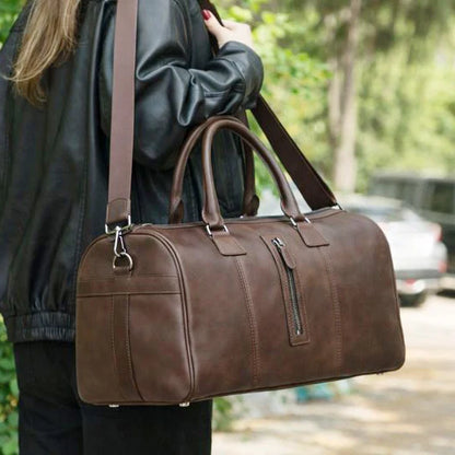 Dolly Leather Weekender Duffel Bag