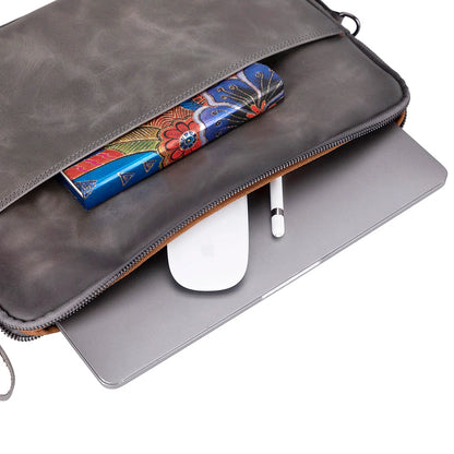 Leeds Slim Leather Laptop Bag – 14 & 16 Inch