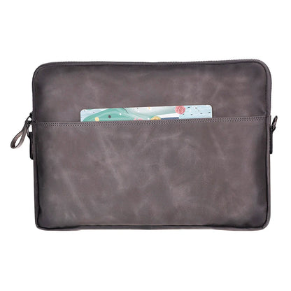 Leeds Slim Leather Laptop Bag – 14 & 16 Inch