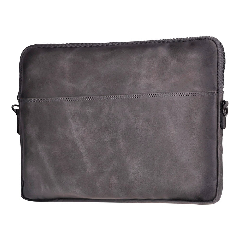 Leeds Slim Leather Laptop / Tablet Sleeve