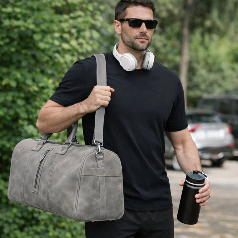 Dolly Leather Weekend Duffle Bag