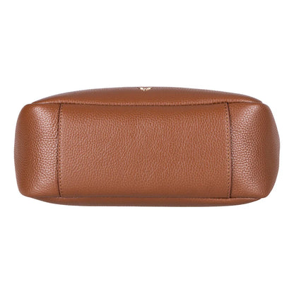 Azura Structured Leather Shoulder Bag