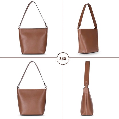 Elena Leather Shoulder Bag