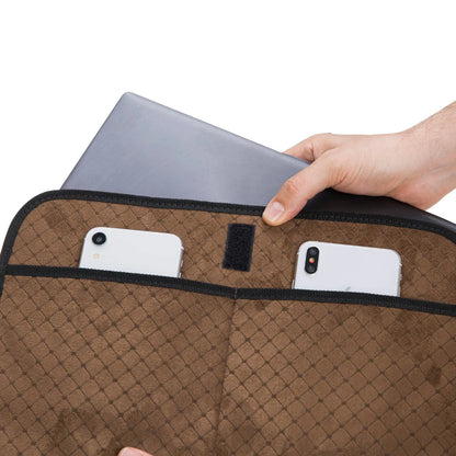 Luxentra 16-Inch Leather Laptop Briefcase
