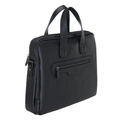 Luxentra 16-Inch Leather Laptop Briefcase