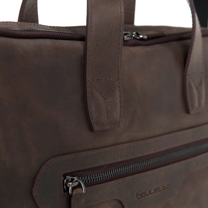 Luxentra 16-Inch Leather Laptop Briefcase
