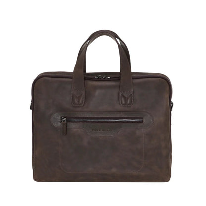 Luxentra 16-Inch Leather Laptop Briefcase