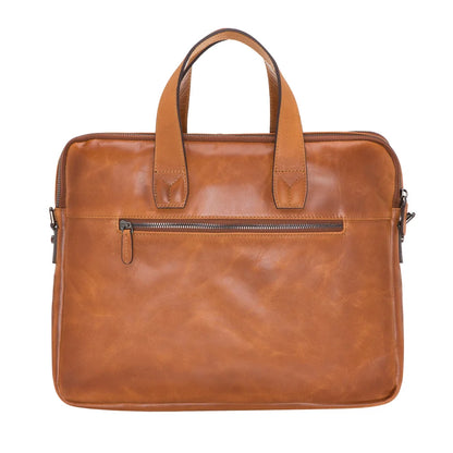 Luxentra 16-Inch Leather Laptop Briefcase