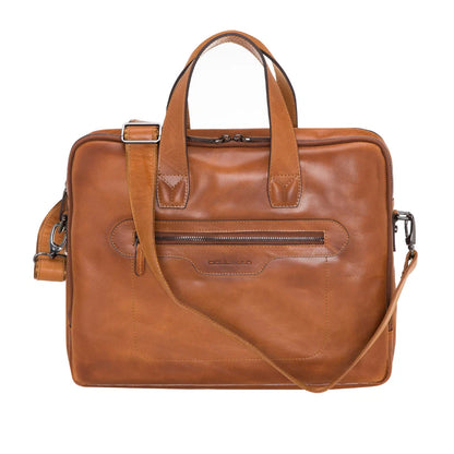 Luxentra 16-Inch Leather Laptop Briefcase