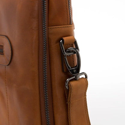 Luxentra 16-Inch Leather Laptop Briefcase