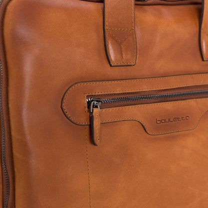 Luxentra 16-Inch Leather Laptop Briefcase