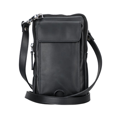 Nino Leather Phone Crossbody Bag