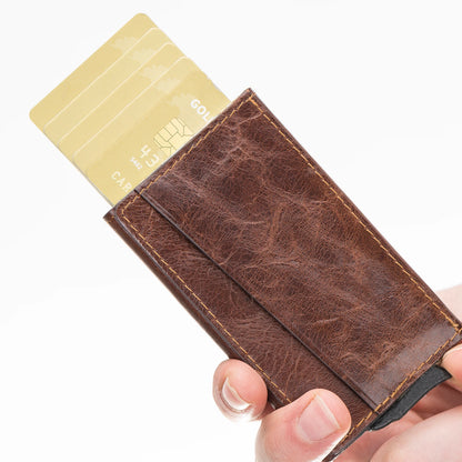 Torres Pop-Up Leather Card Holder – 18 Colors