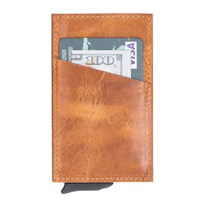 Torres Pop-Up Leather Card Holder – 18 Colors