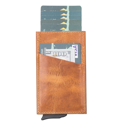 Torres Pop-Up Leather Card Holder – 18 Colors