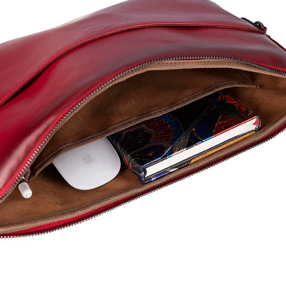 Leeds Slim Leather Laptop Bag – 14 & 16 Inch