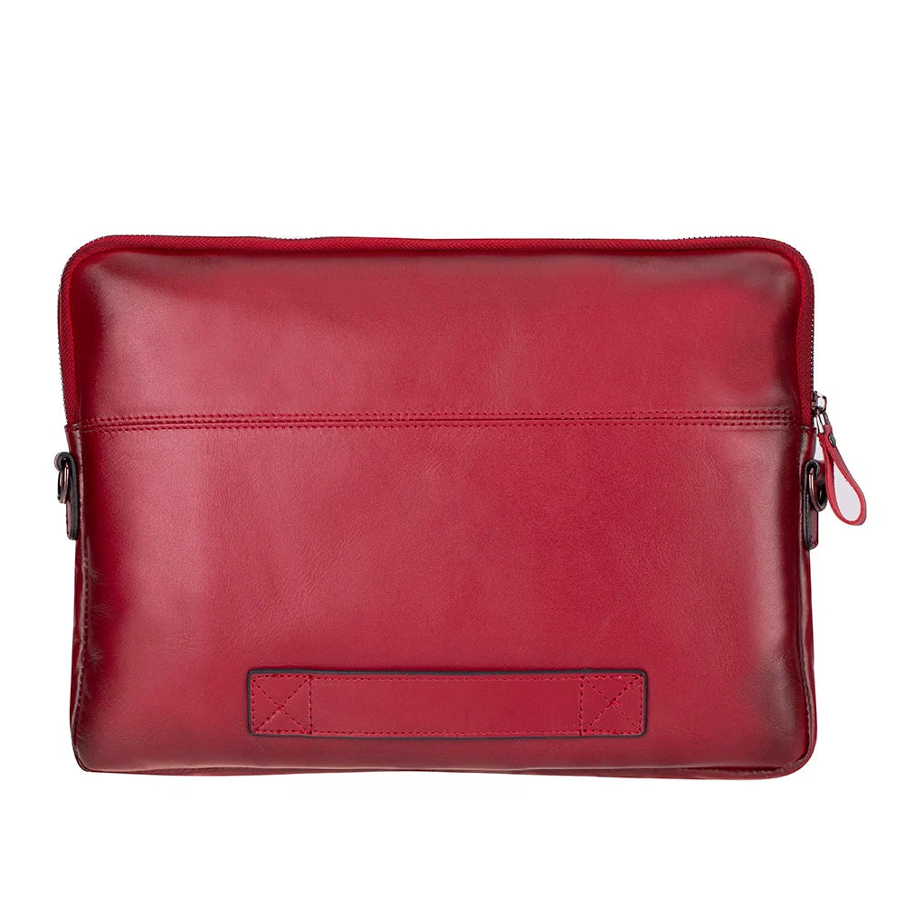 Leeds Slim Leather Laptop / Tablet Sleeve