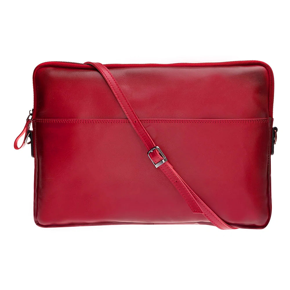 Leeds Slim Leather Laptop / Tablet Sleeve