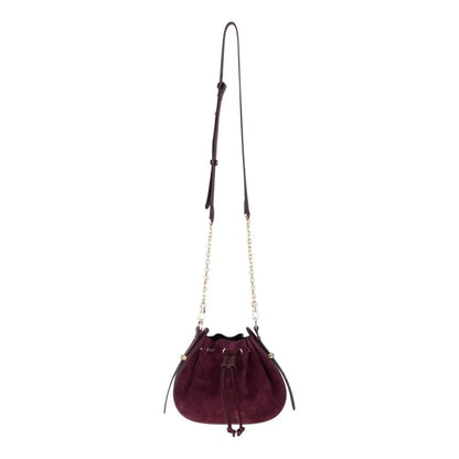 Valentina Suede Leather Shoulder Bag